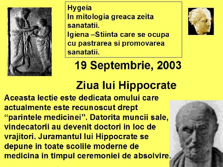 Hygeia In mitologia greaca zeita sanatatii. Igiena –Stiinta care se ocupa cu pastrarea si Hygeia In mitologia greaca zeita sanatatii. Igiena –Stiinta care se ocupa cu pastrarea si