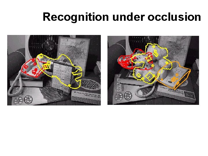 Recognition under occlusion 