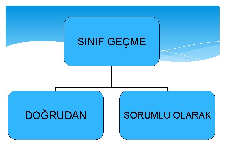 SINIF GEÇME DOĞRUDAN SORUMLU OLARAK 