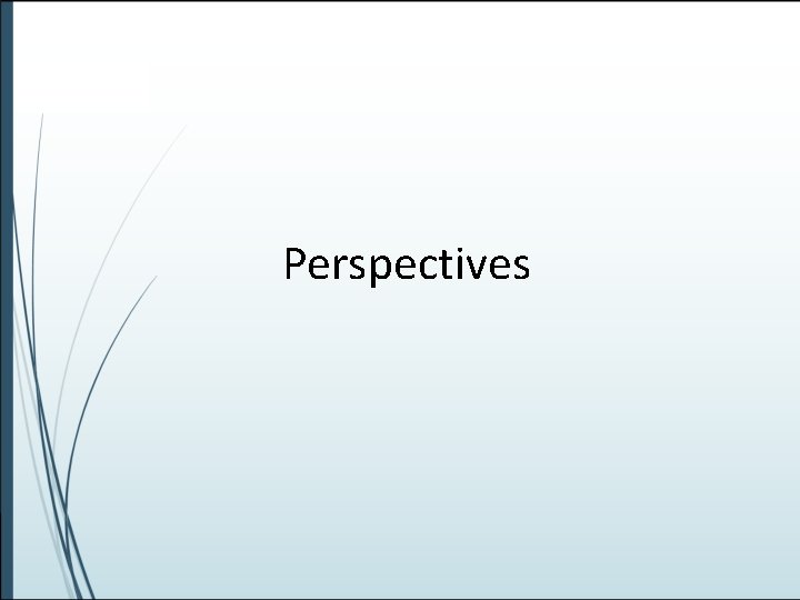 Perspectives 