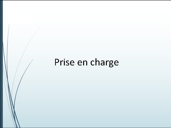 Prise en charge 