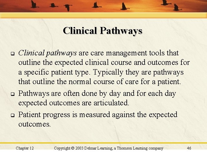 Clinical Pathways q q q Clinical pathways are care management tools that outline the Clinical Pathways q q q Clinical pathways are care management tools that outline the