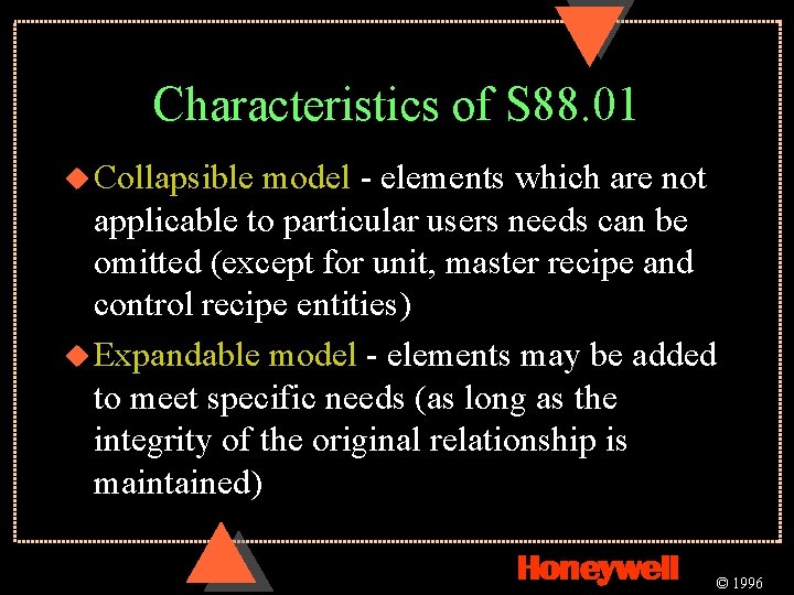 Overview of the ANSIISA S 88 01 Batch