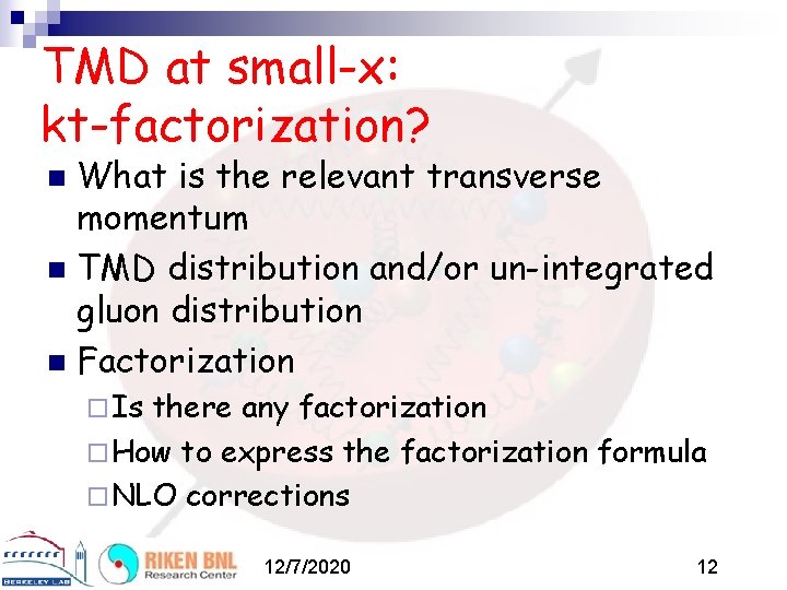 TMD at small-x: kt-factorization? What is the relevant transverse momentum n TMD distribution and/or