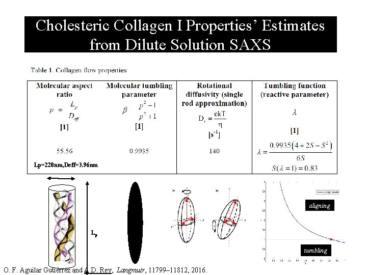 Cholesteric Collagen I Properties’ Estimates from Dilute Solution SAXS Lp=220 nm, Deff=3. 96 nm
