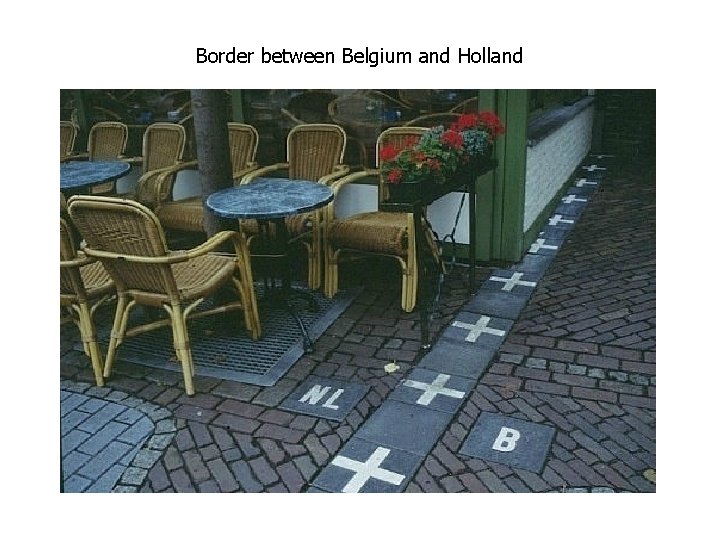 Border between Belgium and Holland Border between Belgium and Holland