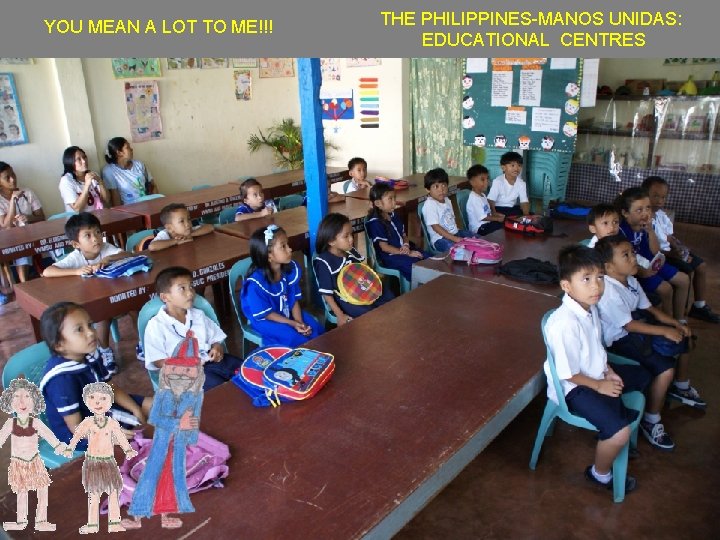 YOU MEAN A LOT TO ME!!! THE PHILIPPINES-MANOS UNIDAS: EDUCATIONAL CENTRES 