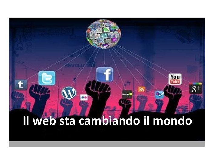 Il web sta cambiando il mondo 