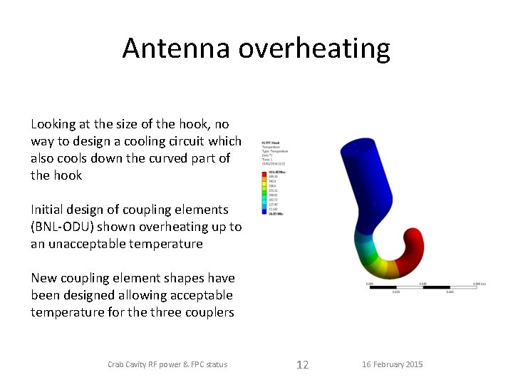 Antenna overheating Looking at the size of the hook, no way to design a