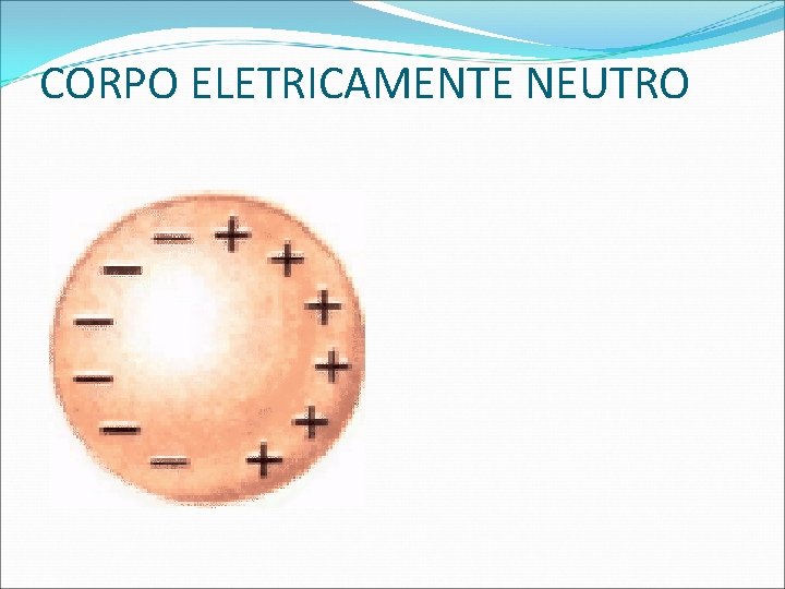 CORPO ELETRICAMENTE NEUTRO 