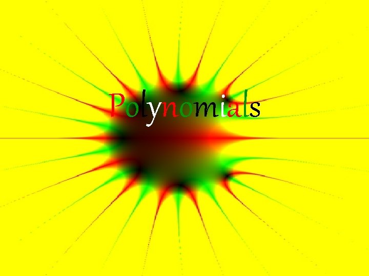 Polynomials 