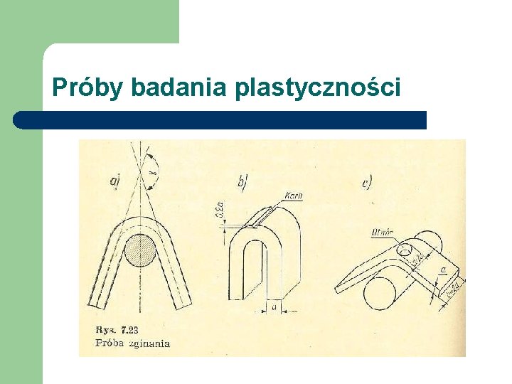 Próby badania plastyczności 