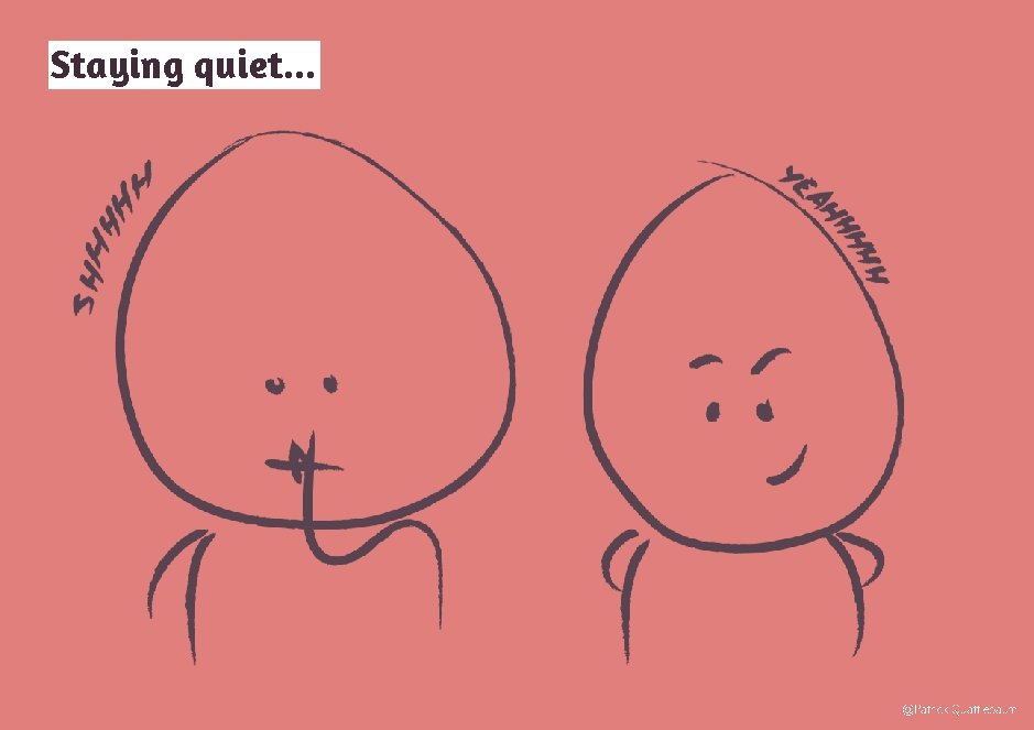 Staying quiet. . . @Patrick Quattlebaum 