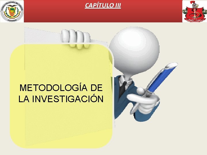 CAPÍTULO III METODOLOGÍA DE LA INVESTIGACIÓN 