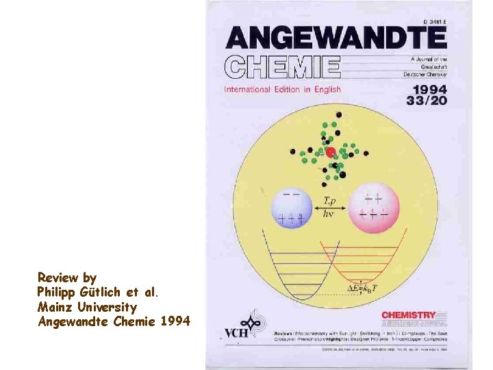 Review by Philipp Gütlich et al. Mainz University Angewandte Chemie 1994 