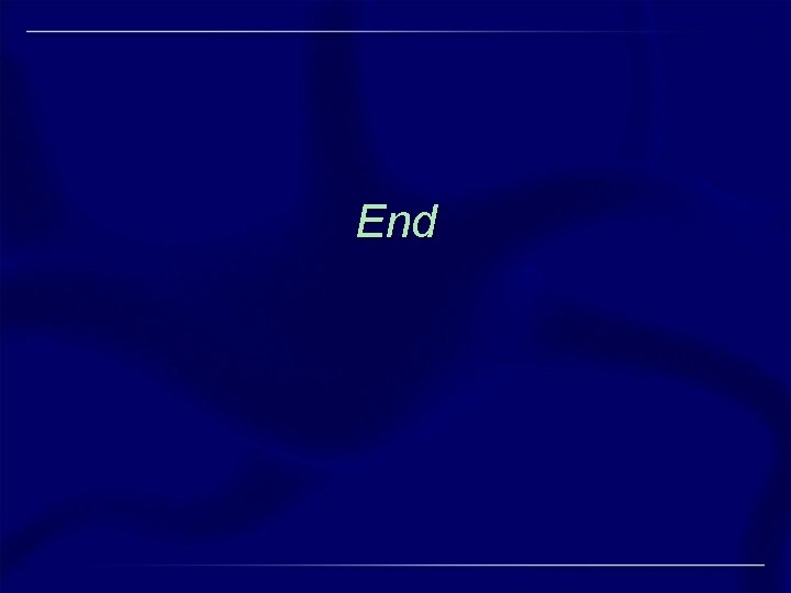 End End