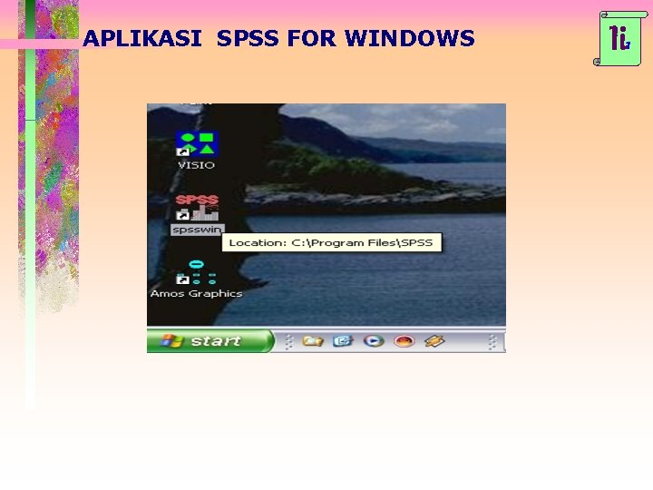 APLIKASI SPSS FOR WINDOWS Ii 1 