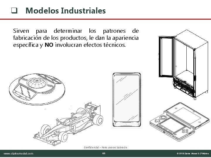 q Modelos Industriales Sirven para determinar los patrones de fabricación de los productos, le
