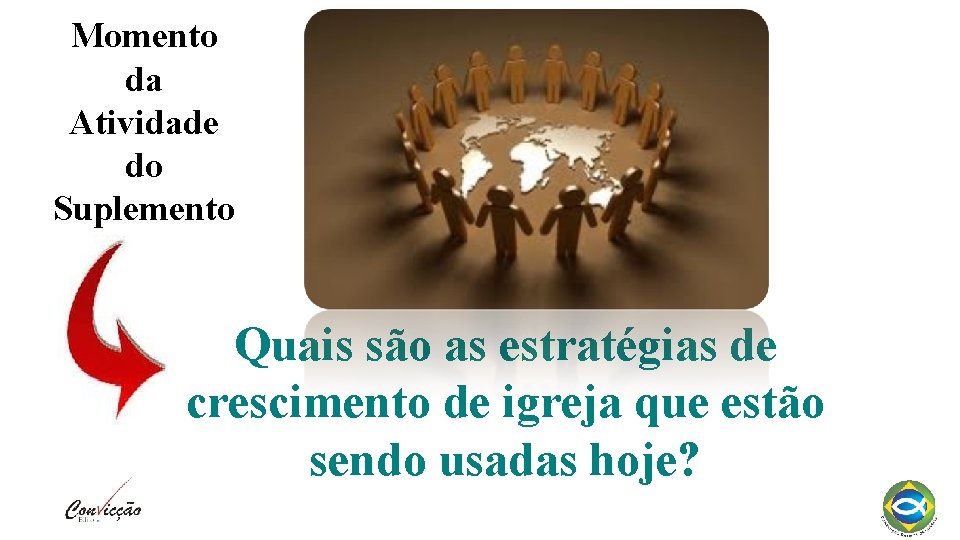 Momento da Atividade do Suplemento Quais são as estratégias de crescimento de igreja que