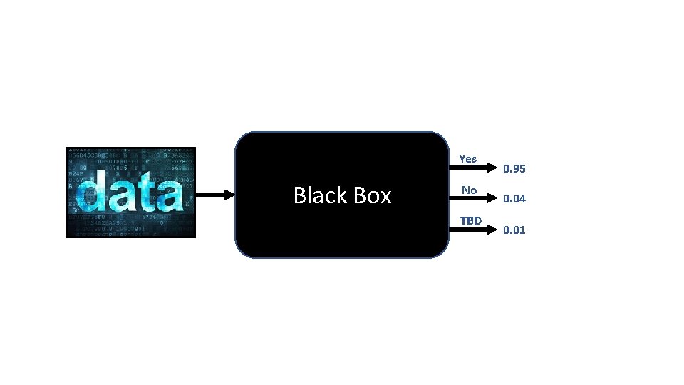 Yes Black Box No TBD 0. 95 0. 04 0. 01 