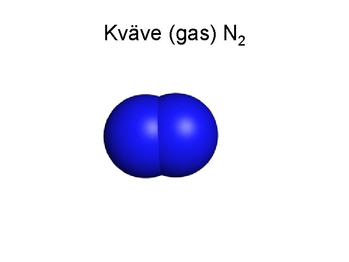 Kväve (gas) N 2 