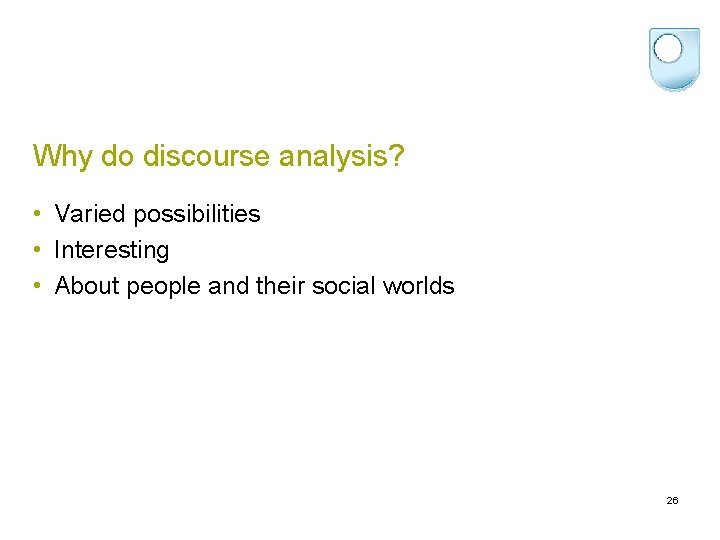 What is Discourse Analysis Stephanie Taylor The Open