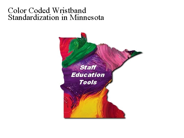 Color Coded Wristband Standardization in Minnesota Staff Education Tools 