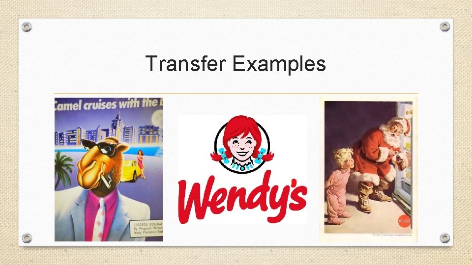 Transfer Examples 