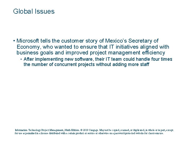 Global Issues • Microsoft tells the customer story of Mexico’s Secretary of Economy, who