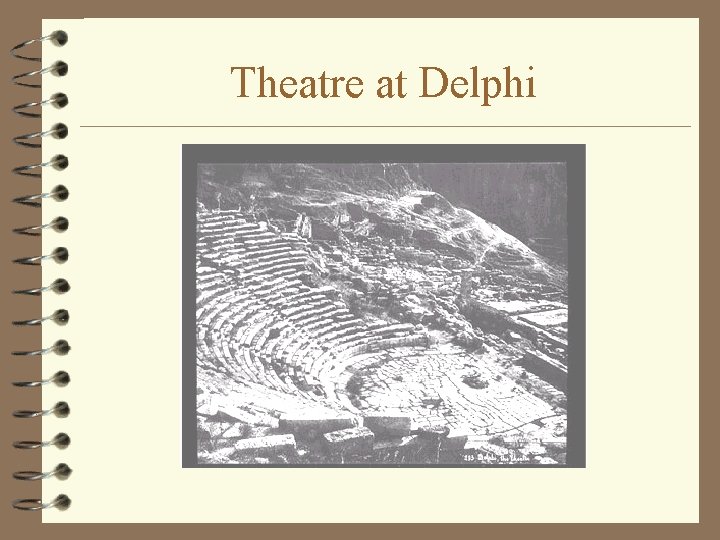 Theatre at Delphi 