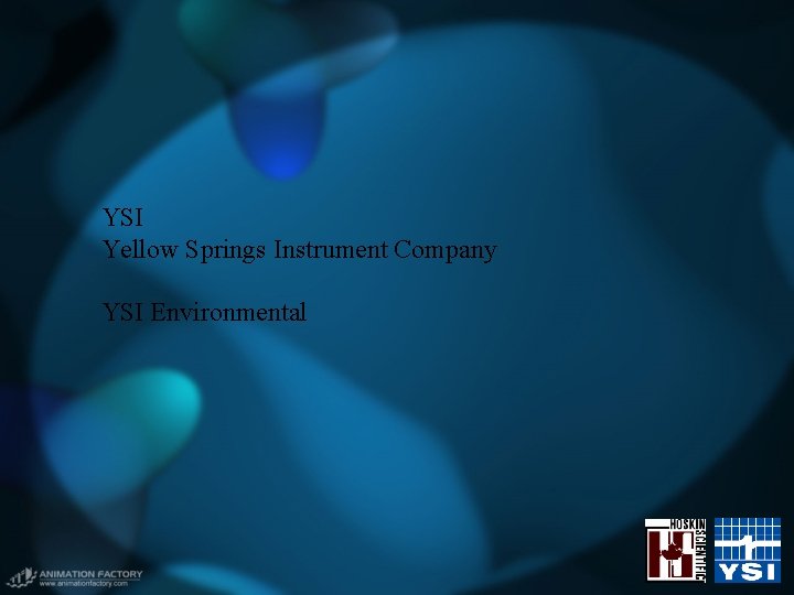 YSI Yellow Springs Instrument Company YSI Environmental YSI Yellow Springs Instrument Company YSI Environmental