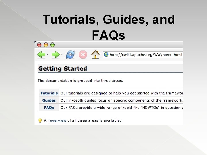 Tutorials, Guides, and FAQs 