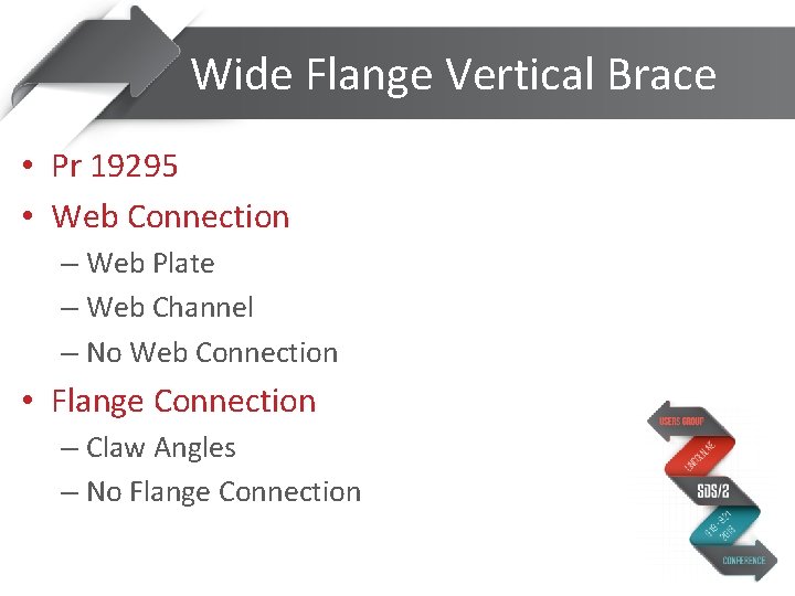 Wide Flange Vertical Brace • Pr 19295 • Web Connection – Web Plate –