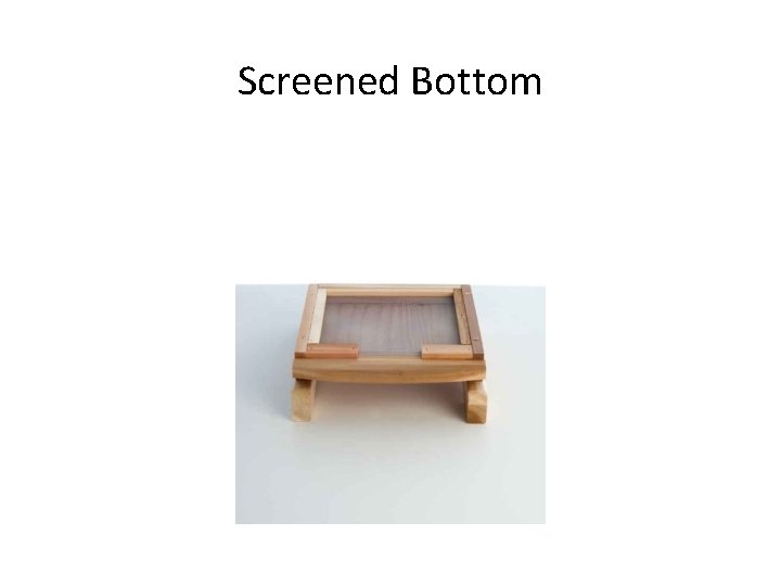 Screened Bottom 