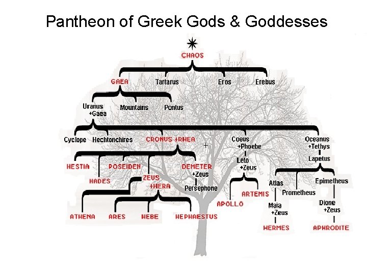 Pantheon of Greek Gods & Goddesses Pantheon of Greek Gods & Goddesses