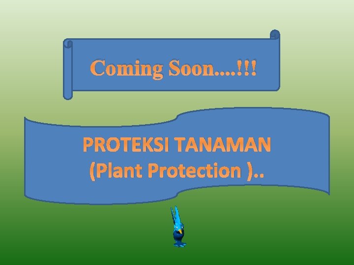 Coming Soon. . !!! PROTEKSI TANAMAN (Plant Protection ). . 