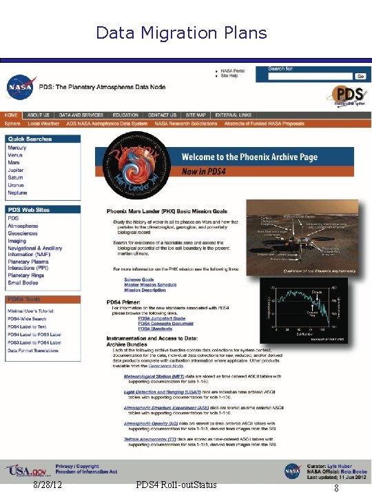 PDS Atmospheres Node Plans for PDS 4 User
