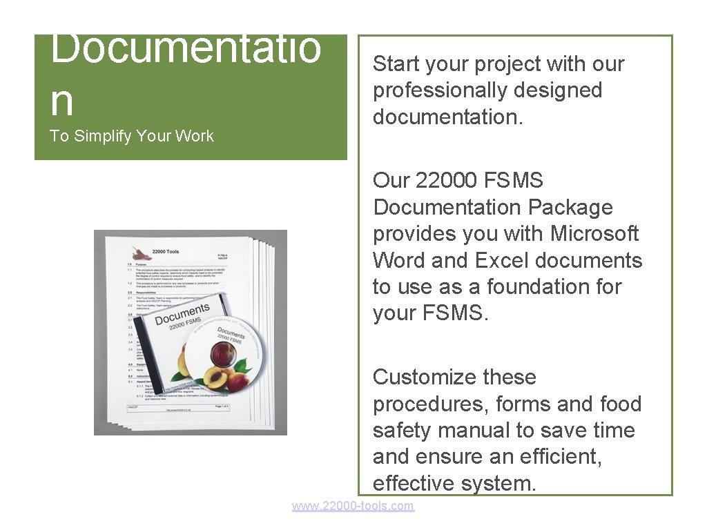 Documentatio n To Simplify Your Work Start your project with our professionally designed documentation. Documentatio n To Simplify Your Work Start your project with our professionally designed documentation.