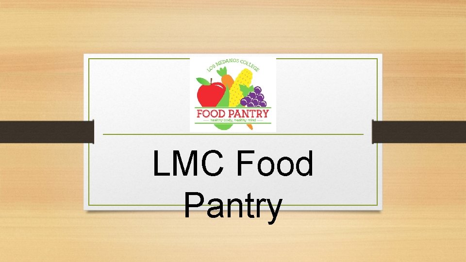 LMC Food Pantry 