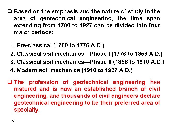 q Based on the emphasis and the nature of study in the area of q Based on the emphasis and the nature of study in the area of