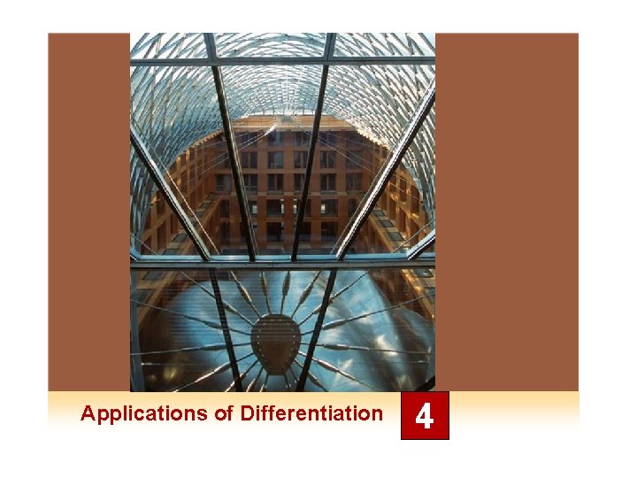 Applications of Differentiation 4 