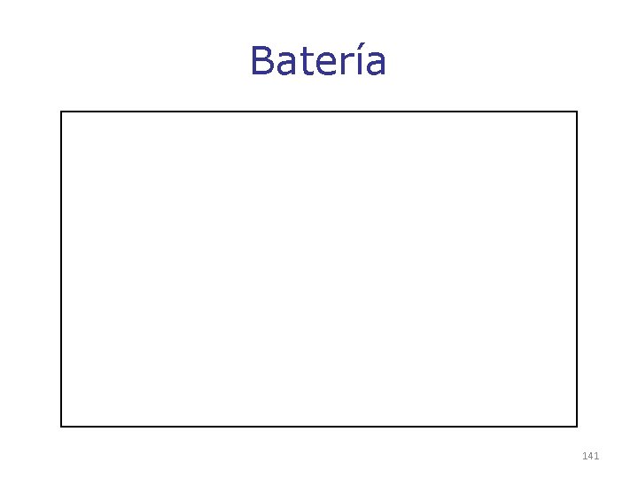 Batería 141 Batería 141
