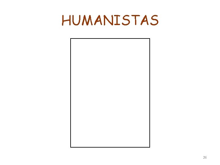 HUMANISTAS 26 HUMANISTAS 26