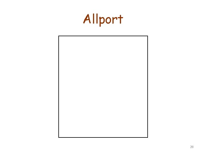Allport 28 Allport 28