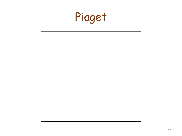 Piaget 47 Piaget 47