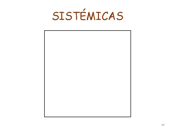 SISTÉMICAS 49 SISTÉMICAS 49