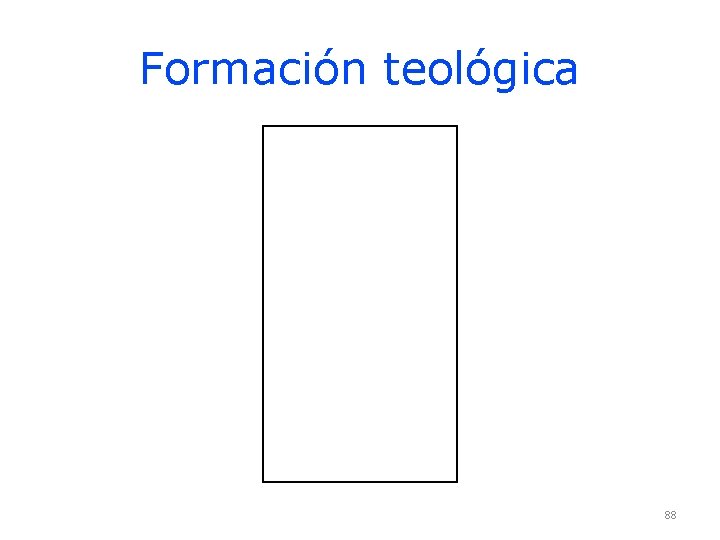 Formación teológica 88 Formación teológica 88