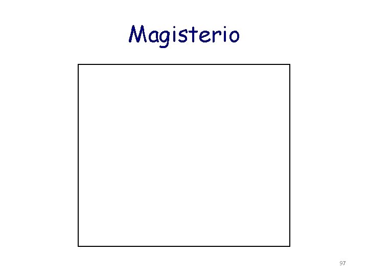 Magisterio 97 Magisterio 97