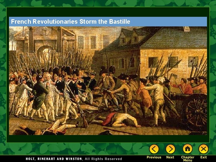 French Revolutionaries Storm the Bastille 