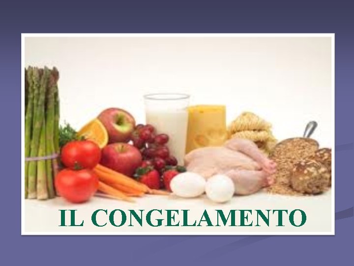  IL CONGELAMENTO 